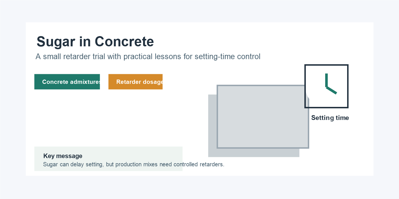 Sugar and concrete retarder article hero